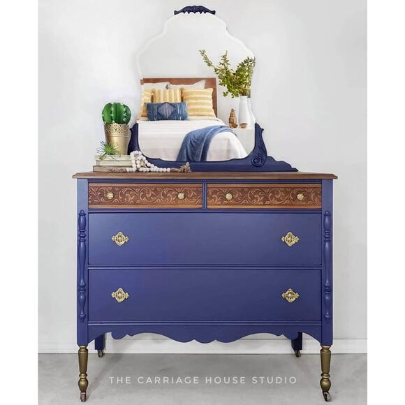 Liberty Blue - Fusion Mineral Paint 500 ml Upcycling Furniture Project Paint - Picture 5 of 6